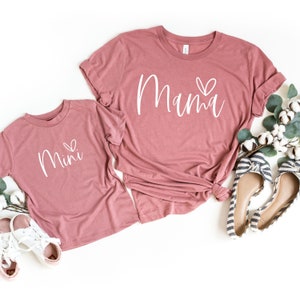 Mama and Mini Shirts, Matching Mother and Baby Dresses, First Mothers Day Gift, Mothers Day Tshirt, Happy Mothers Day Shirt, Mommy and Mee