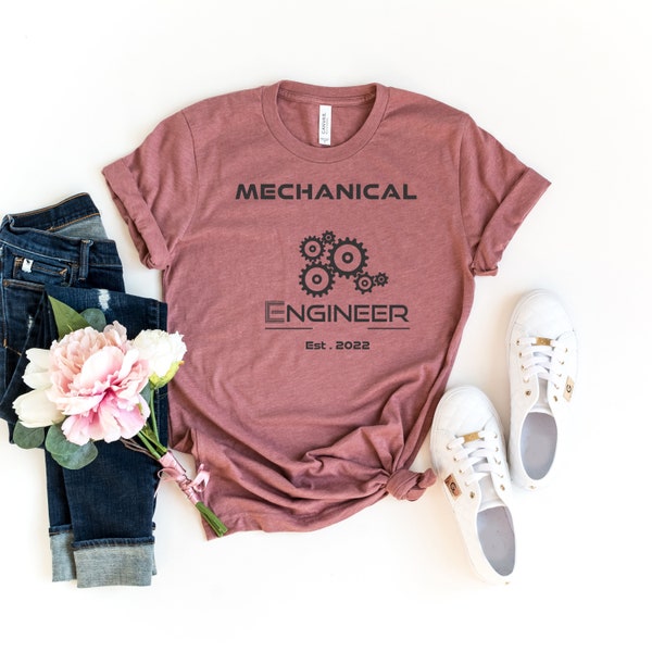 Mechanical Engineer Shirt, Mechanical Engineering Gifts Tee, Engineering Graduation Gift,  Engineer Student Gift Shirt, Engineer Grad Gifts