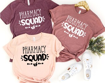 Pharmacy Squad Shirts, Pharmacist Shirt, Pharmacy Shirt, Pharmacy Technician Shirt, Pharmacy Student, Pharmacy Gift, Pharmacy Life Shirt