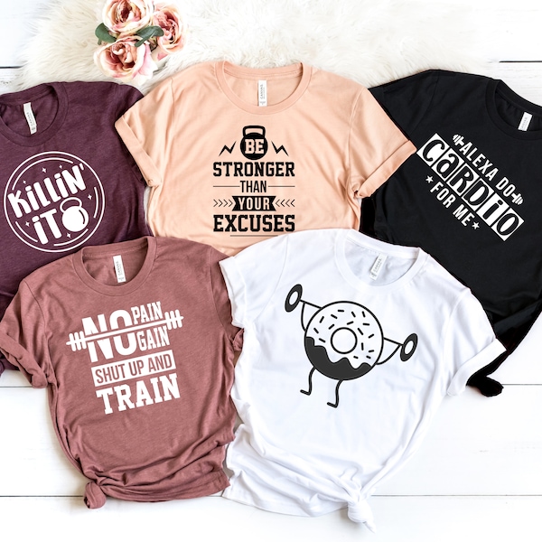 Funny Workout Shirt Etsy