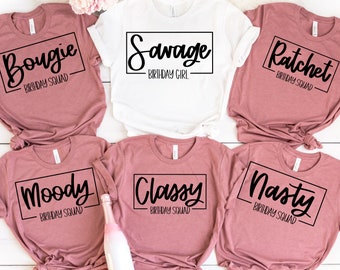 Savage Birthday Squad Shirt, Birthday Group Shirts, Birthday Squad shirt, Birthday Crew Shirts,Birthday Girl,Birthday Party Shirts,Party Tee