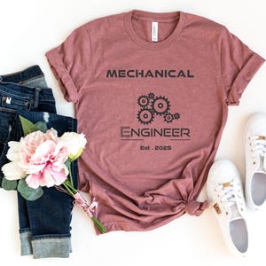 Mechanical Engineer Shirt, Mechanical Engineering Gifts Tee, Engineering Graduation Gift,  Engineer Student Gift Shirt, Engineer Grad Gifts