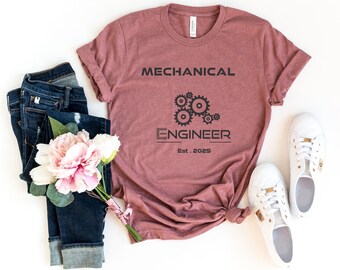 Mechanical Engineer Shirt, Mechanical Engineering Gifts Tee, Engineering Graduation Gift,  Engineer Student Gift Shirt, Engineer Grad Gifts