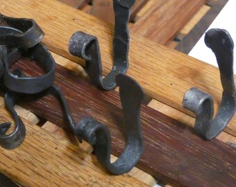 Small Hand Forged Iron Hook
