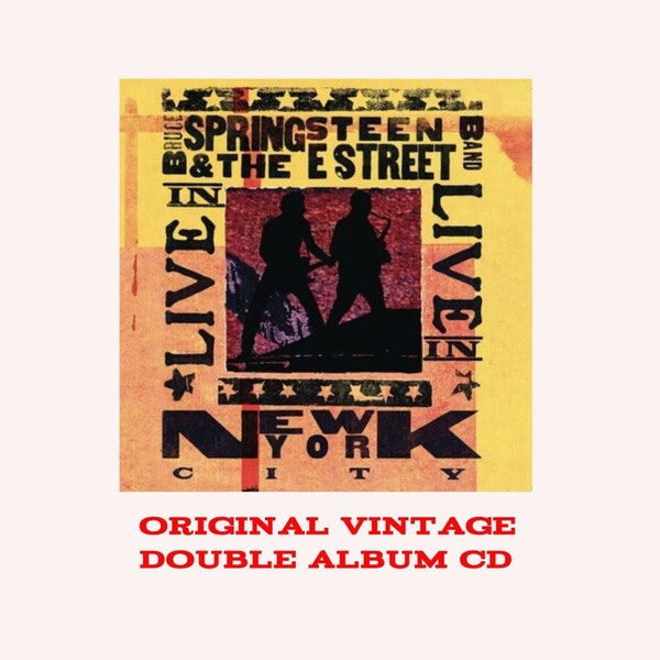 Bruce Springsteen - Live In New York - Origineel Vintage (2001) Dubbel-CD-album - Geweldig verzamelalbum voor fans !!