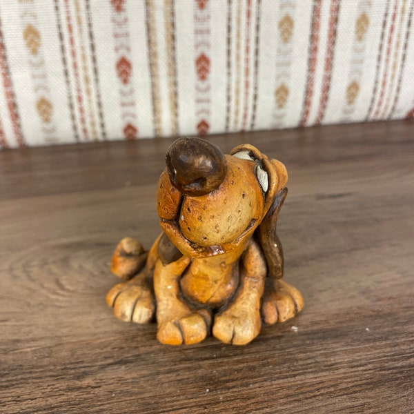 Figurine de petit chien de chasse, Beasties of the Kingdom Collection, John Raya, Bloodhound, millésime des années 80, bibelots des années 1980