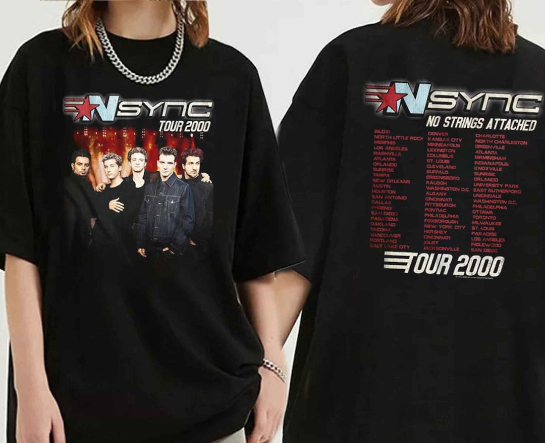 NSYNC Shirt Nsync Boy Band T Shirt Nsync Band Merch Tshirt Etsy