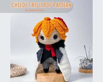 Childe Fatui ver Amigurumi/Häkelanleitung Genshin Auswirkungen