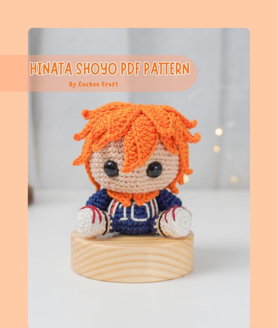 日向翔陽あみぐるみ/かぎ針編み模様 ハイキュー - Etsy 日本