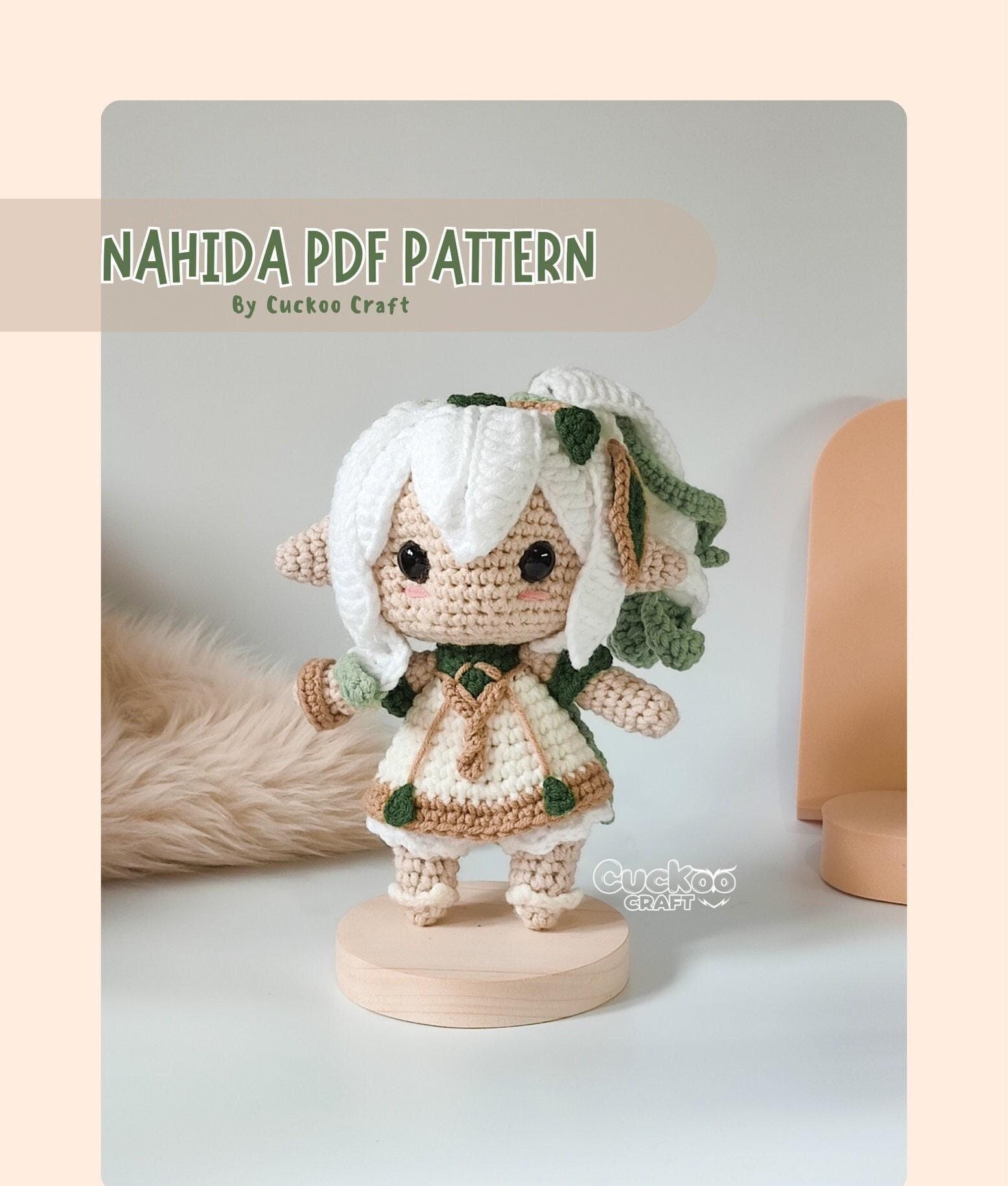 ナヒダあみぐるみ/かぎ針編みパターン 原神 - Etsy 日本