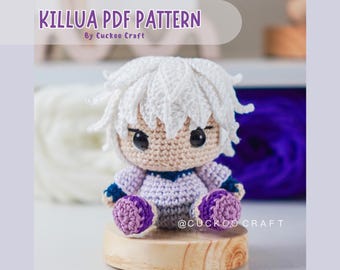 キルアの編みぐるみ/かぎ針編みパターン ハンター×ハンター - Etsy 日本