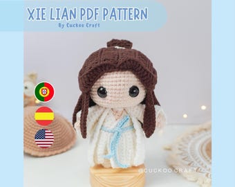 Wzór Amigurumi/Szydełkowy Xie Lian Błogosławieństwo Niebiańskich Oficjalnych