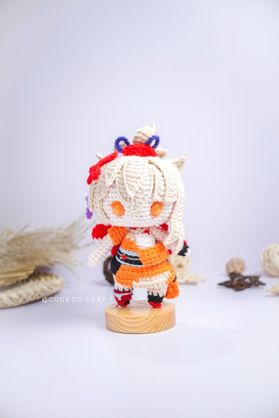 宵宮あみぐるみ/かぎ針編み模様 原神 - Etsy 日本