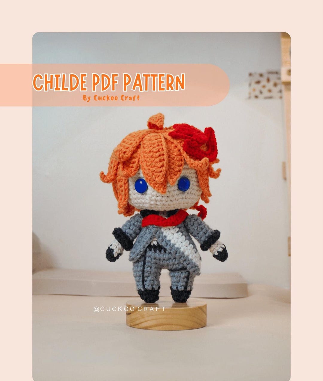 Childe Amigurumi/crochet Pattern Genshin Impact - Etsy