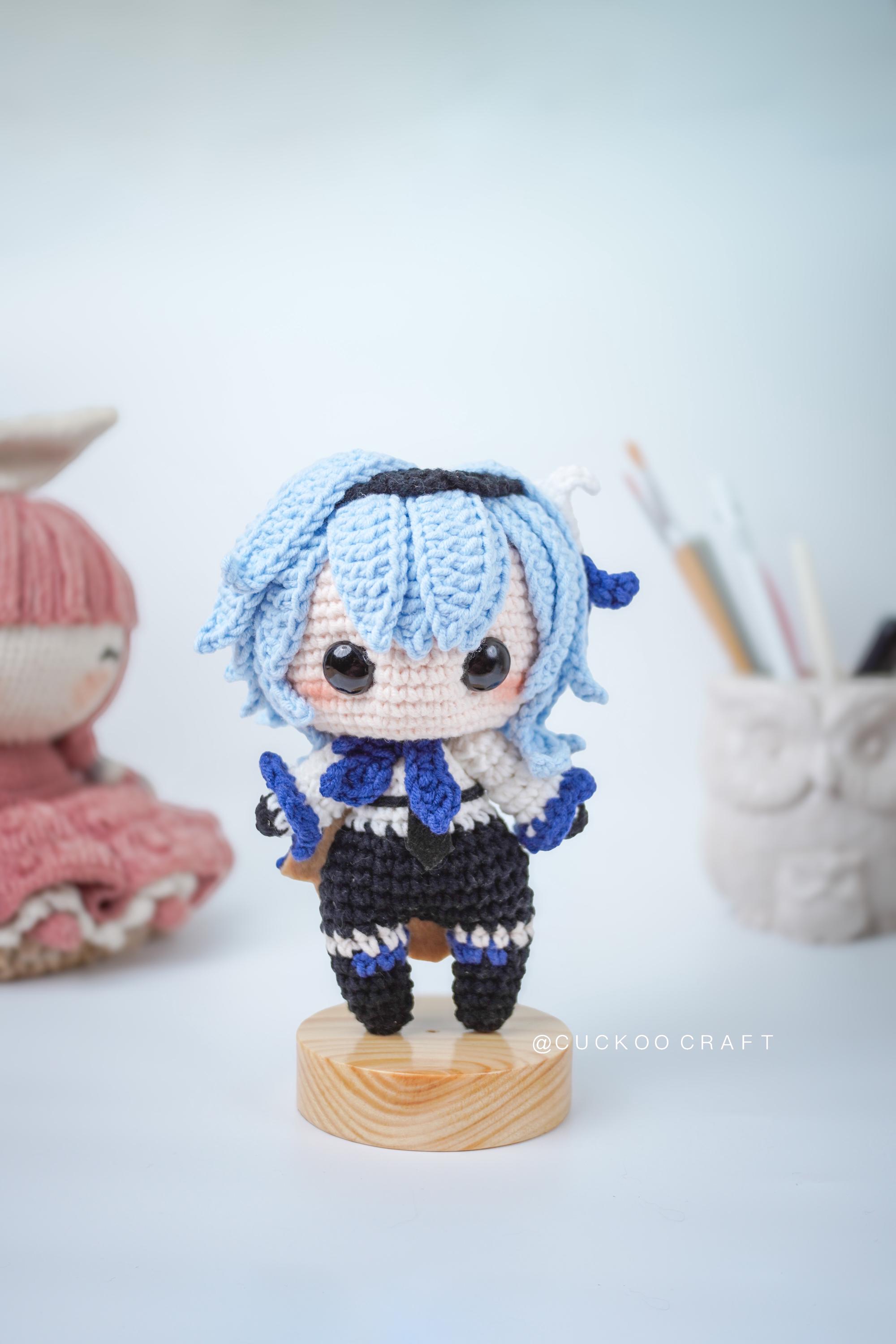 Eula あみぐるみ/かぎ針編みパターン 原神 - Etsy 日本