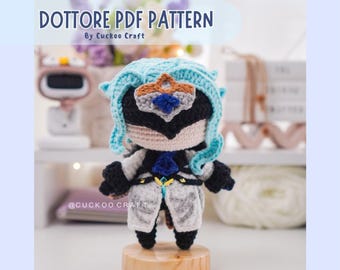 Dottore Amigurumi/Häkelanleitung Genshin Auswirkungen