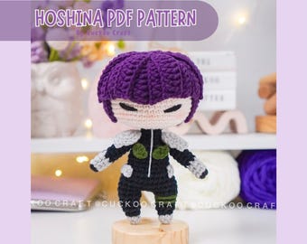 Soshiro Hoshina Amigurumi/crochet Pattern Kaiju No.8 - Etsy