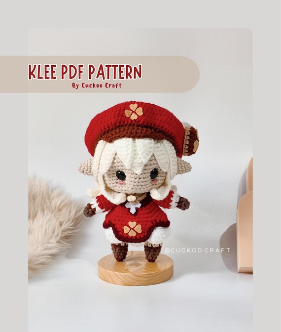 クレーあみぐるみ/かぎ針編みパターン 原神 - Etsy 日本