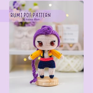 Rumi Huntrix Amigurumi/Crochet Pattern Kpop Demon Hunters