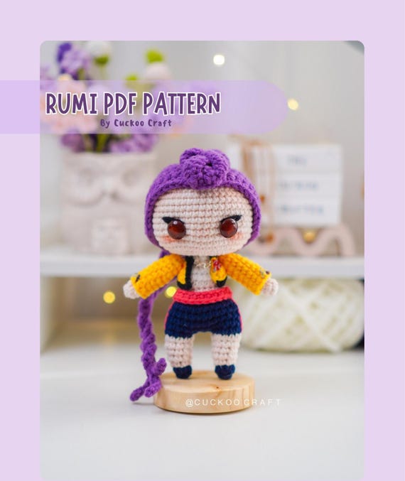 Rumi Huntrix Amigurumi/crochet Pattern Kpop Demon Hunters - Etsy
