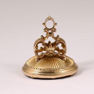 Georgian Era Gold and Carnelian Intaglio Seal | Coat of Arms fob and Seal