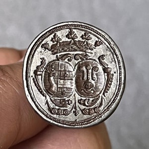 18th Century Steel Intaglio Seal | Armorial Bearings