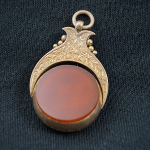 Victorian Era Carnelian Spinner Fob
