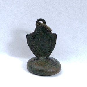 17 - 18th Steel Intaglio Seal - Featuring a Side Profile Motif of an English Man
