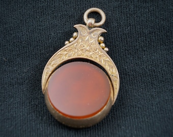 Victorian Era Carnelian Spinner Fob