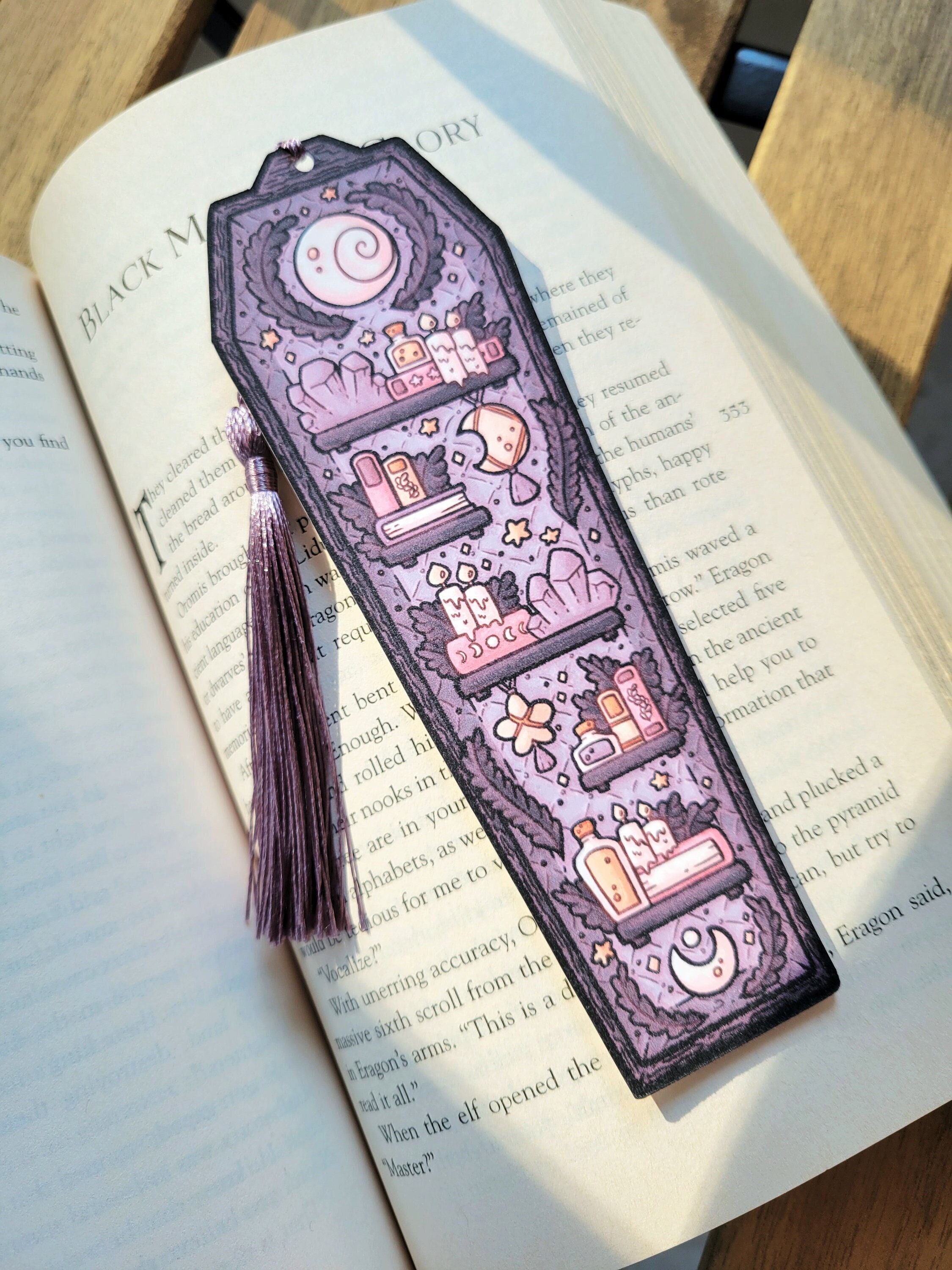 Mushroom Bookmark Books Witchy Herbs Book of Shadows Recycled Botanical  Illustrated Bookmark Paper Boho Vintage Wicca 