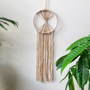 Simple Circle Macrame Wall Hanging - Small