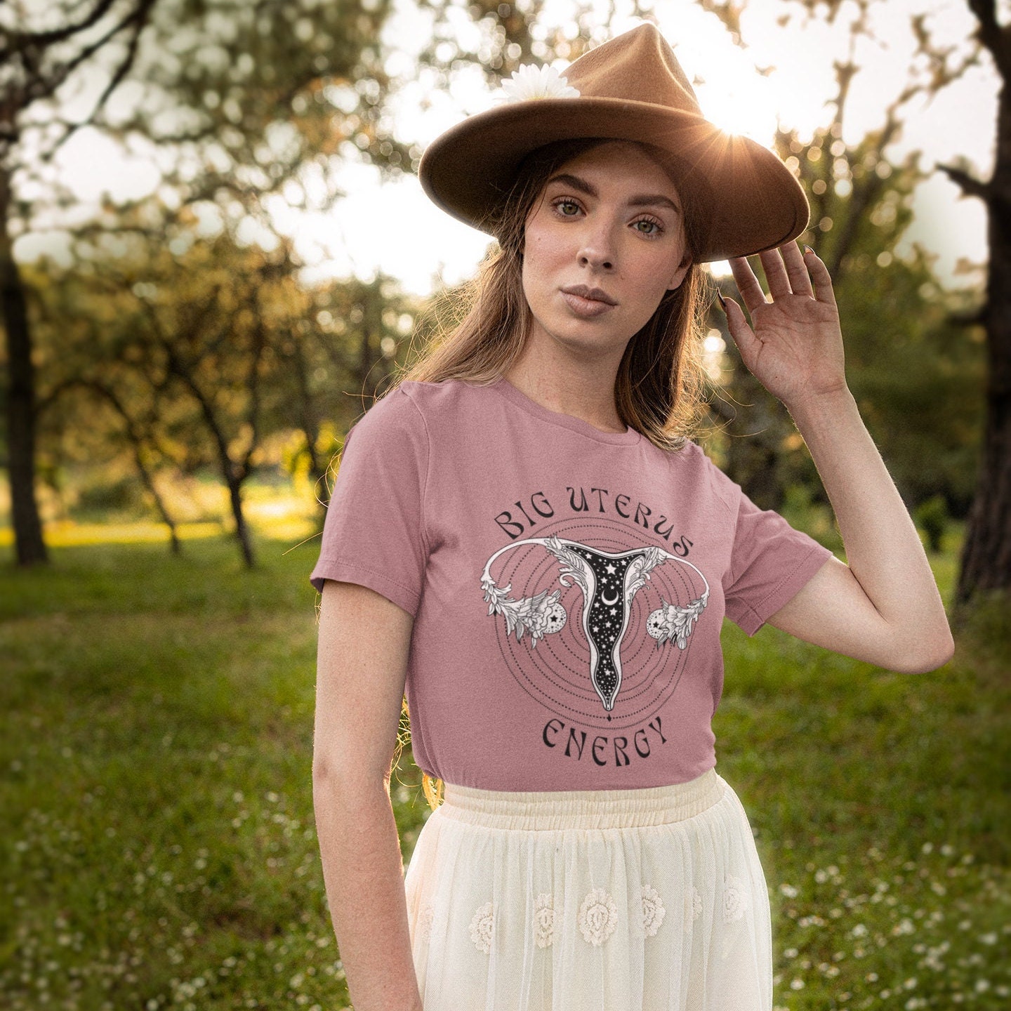 big uterus energy t shirt