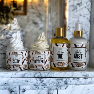 Cinnamon Roll Body Oil 8 oz | Gift For Mom | Selcare Gift | Selfcare Routine | Essential Oils | Vegan Skincare | Best Holiday Gifs | Selcare immagine 4
