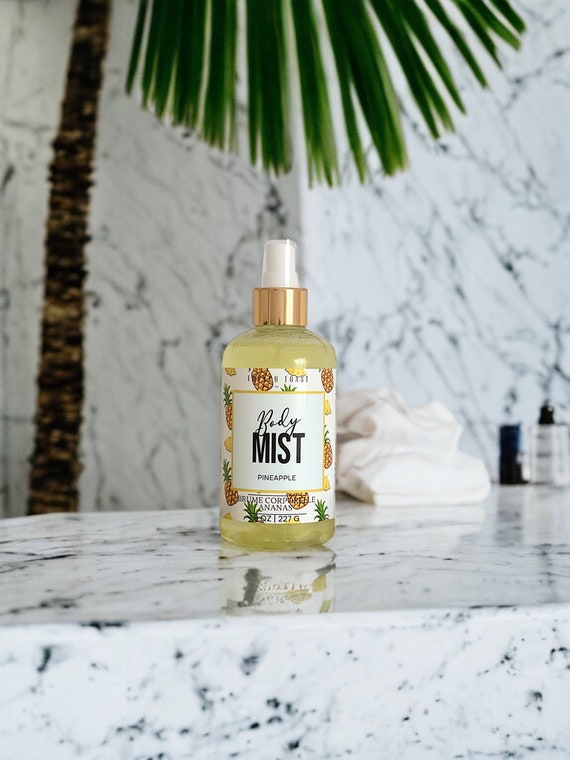 Pineapple Body Mist 8 oz | Body Spray | Perfume | Gift For Her | Selfcare Routine | Body Refresher | Home Spa routine