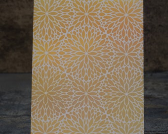 Simple greeting card blank inside.