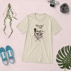 Meowdy! Cool Cowboy Cat Short sleeve t-shirt