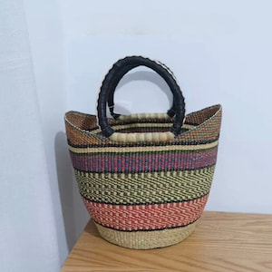 Großer U-Shopper Bolga Baskets / Einkaufskorb