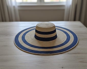 Handwoven Bolga Straw Sun Hat: African Farmers Hat