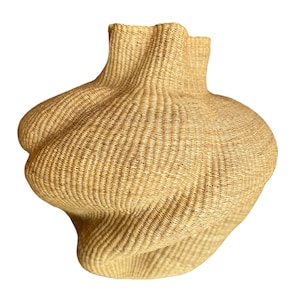 Koszyk Bolga, Afrykański Koszyk, Ręcznie Robiony Koszyk, Koszyk Ghana, Prezent dla niej, Spersonalizowany prezent, Koszyk Bassaba Pot, Falista Doniczka