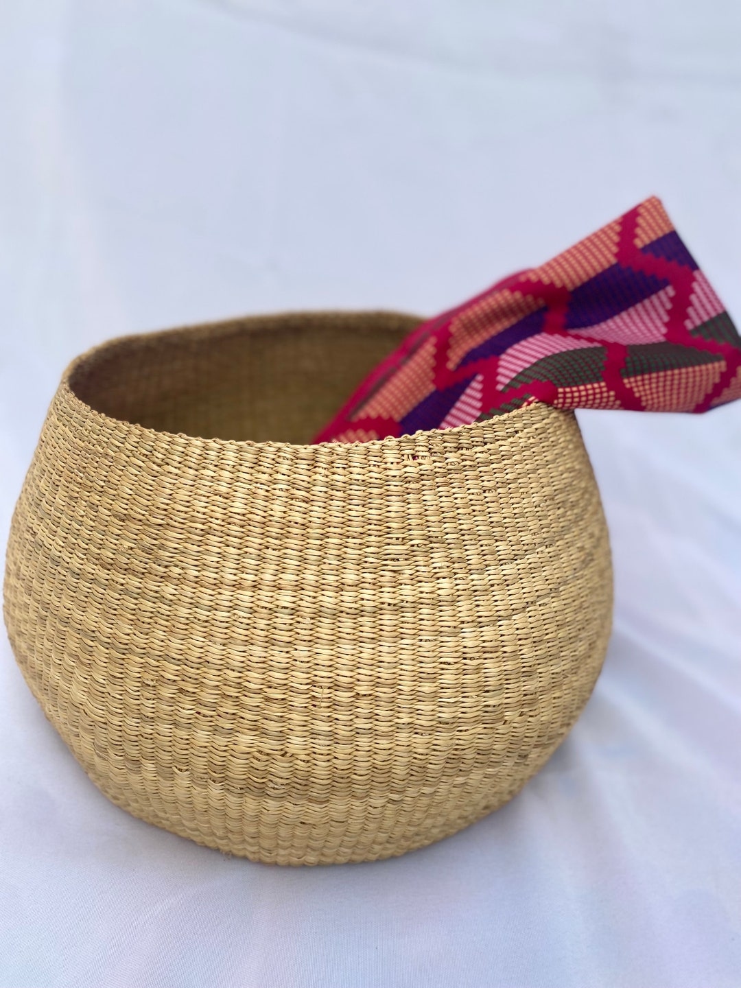 Round Floor Basket Round Basket Storage & Laundry Hamper Etsy