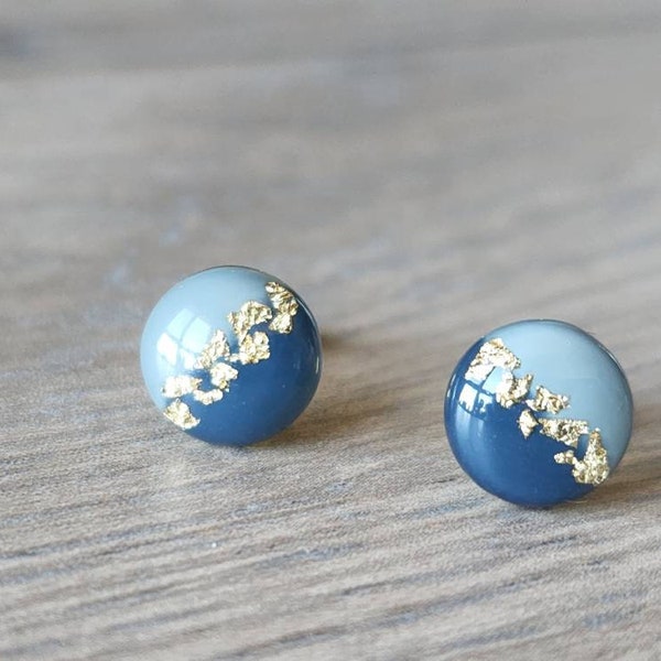 Resin Stud Earrings Etsy