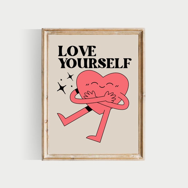 Love Yourself Print - Etsy