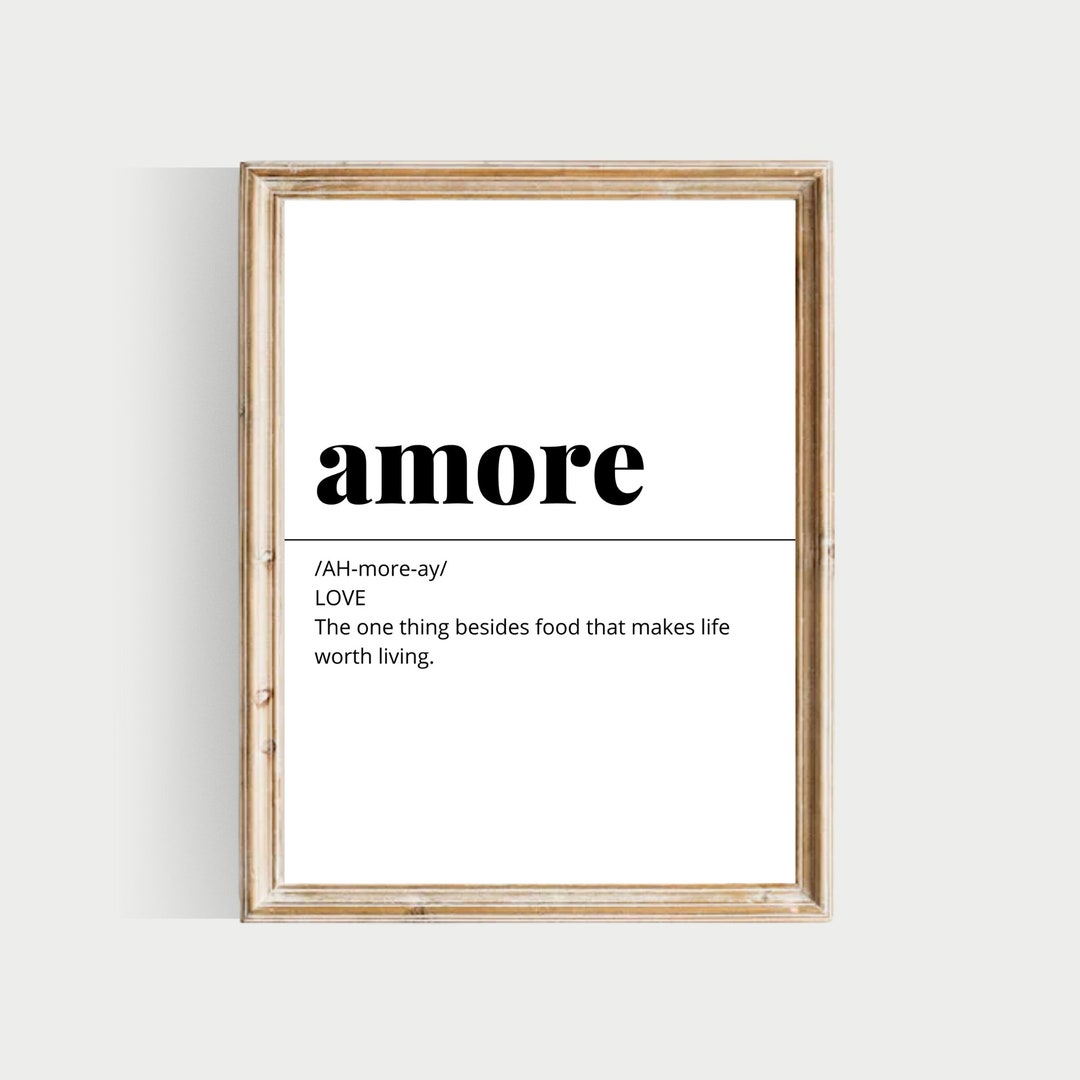 Amo Amore Meaning