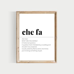 italian definitions, che fa, PRINTABLE, italian prints, italian words, funny italian words