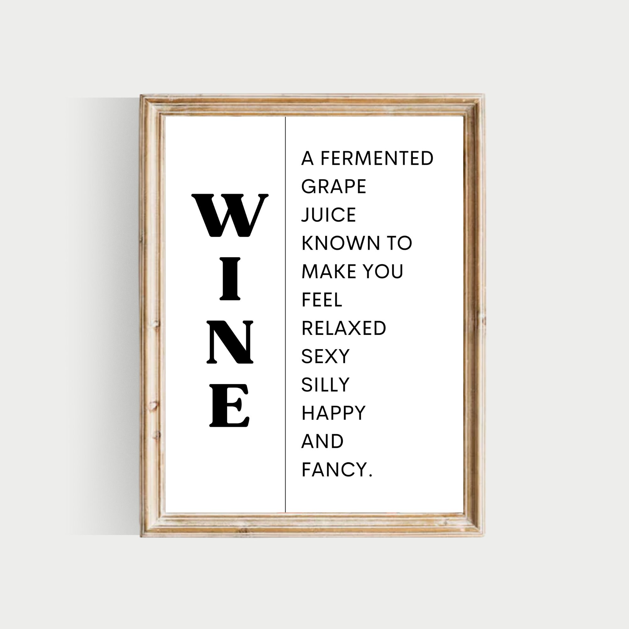 Bar Art Set PRINTABLE Liquor Definition Set Vodka Print Etsy