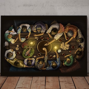 Jesus and The Last Supper | DIGITAL DOWNLOAD | Easter Jesus Bible Printable Wall Art | Christian Easter Gift | Bible Wall Art | Last Supper
