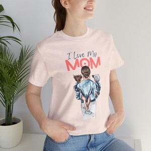 I Love My Mom T-shirt, Gifts For Women, Gift For Mom, Jesus Shirt, Religious Shirt, Christian Shirt, Bible Verse Shirt, Inspirationa
