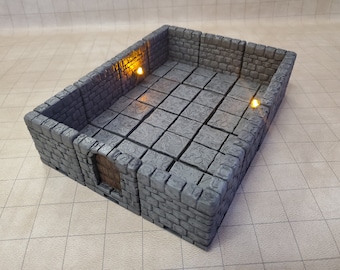 Dungeon Room 6x8 - 3 LED - OpenForge - for Tabletop Games