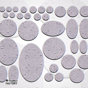 Basic Medium Texture Bases | Txarli Factory | Round/Oval