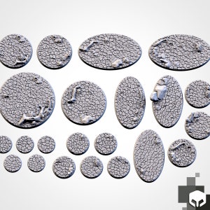 Cracked Desert Base | Txarli Factory | Round/Oval